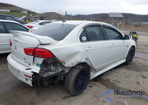 2012 Mitsubishi Lancer Ralliart из США, поврежденный, VIN JA32V6FV7CU018717